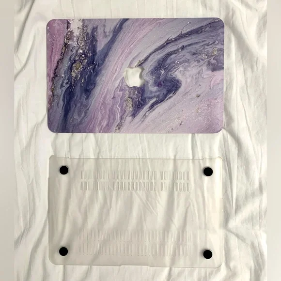 Purple Marble MacBook Pro Case, Snap