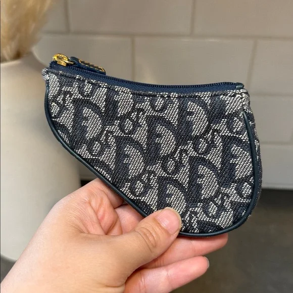 Dior saddle coin pouch