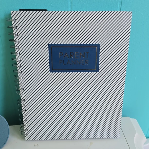 Blue and White Office Planner with Professional Design
