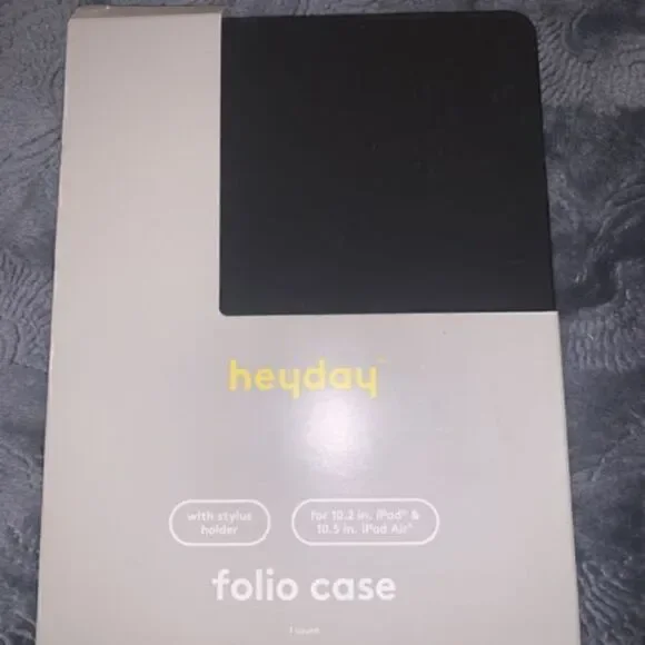 -NEW- Heyday Apple iPad Air 10.5 inch and Pencil Case - Black