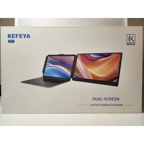 NEW Unopened! KEFEYA S1 Laptop Screen Extender Dual Screen 1080p with Carry Case