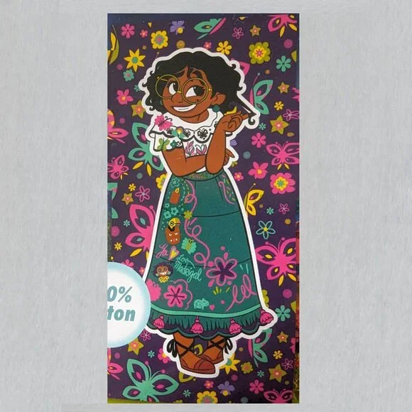 Encanto Beach Towel measures 28 x 58 inches