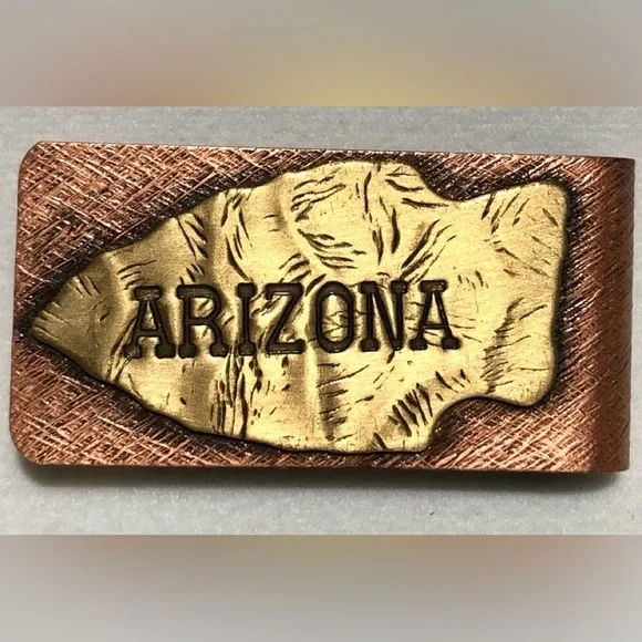 Arizona Brass Tone Money Clip