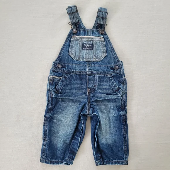 Oshkosh denim overalls 6 months