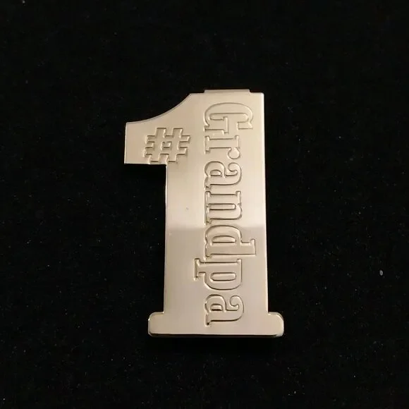 Gold Plated #1 Grandpa Money Clip #J202