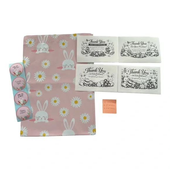 Easter Seller Bundle Poly Mailers Stickers Thank You Labels Set