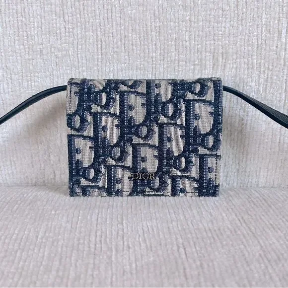 Dior Oblique Nano Wallet on Strap