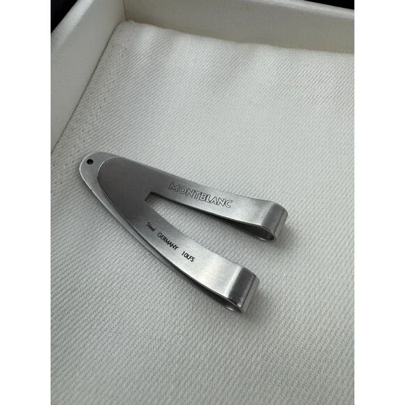 MONTBLANC Stainless Steel Money Clip -FLAW