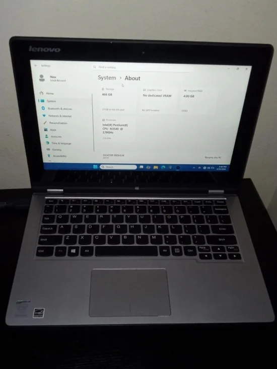 Lenovo N3540@2.16ghz 500gb ssd 4gb ram