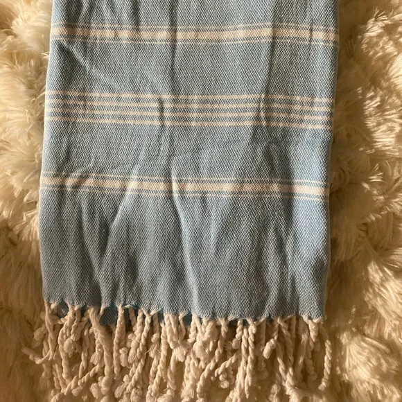 100% Cotton Turkish Peshtemal Towel, Beach Towel, Reversible Spa Towel
