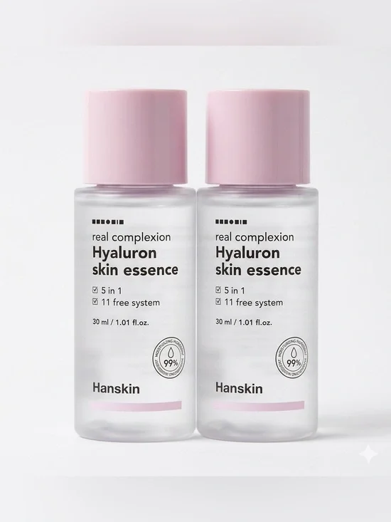 Hanskin Hyaluron Skin Essence Mini Size 1.01 Fl Oz X 2 NWT