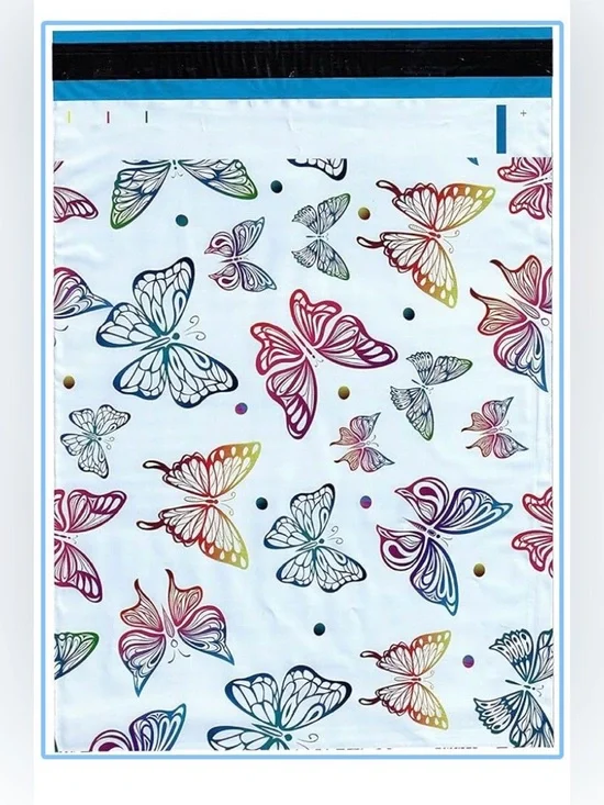 Butterfly Poly Mailers 14.5x19 Set of 20 Large Waterproof Shipping Bags Package