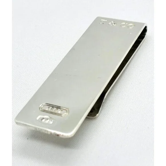 Tiffany & Co 1837 Money Clip Sterling Silver 925 Polished