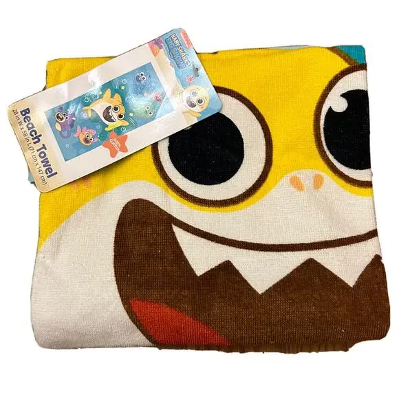 Baby Shark Big Show! Kids Pool Beach Bath Towel 28in. x 58 in. 100% Cotton