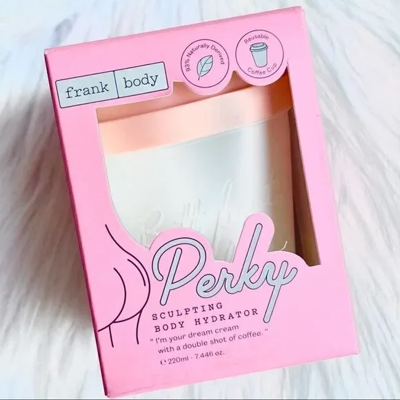 Perky‎ Sculpting Body Hydrator by Frank Body, New in Box, Full Size