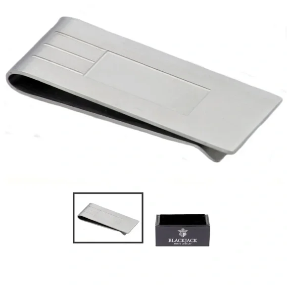 Mens Stainless Steel Money Clip