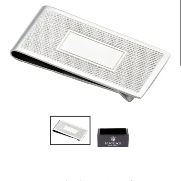 Mens Stainless Steel Money Clip