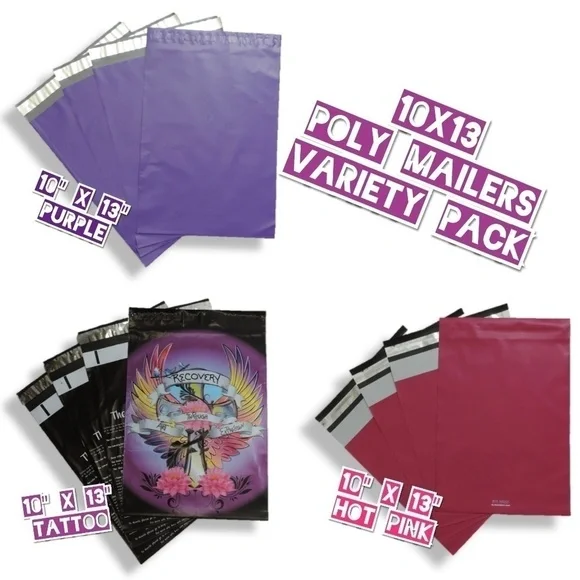 120 Mix Poly Mailer Bundle 10