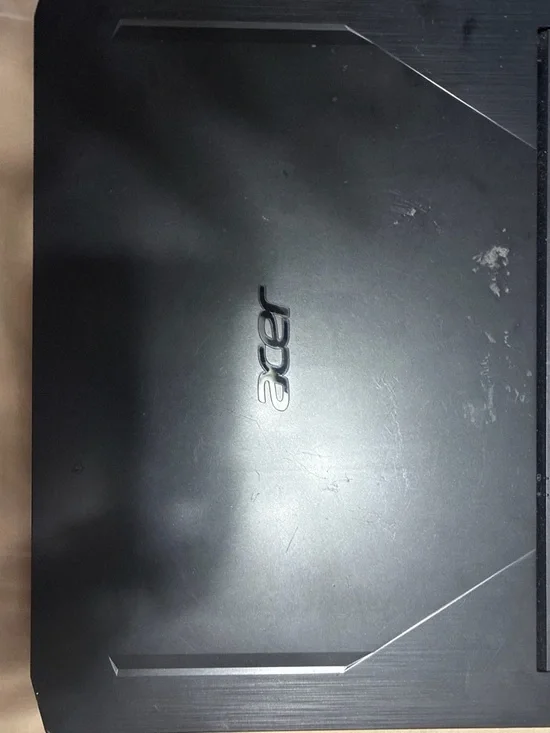 Acer Black Laptop with Brushed Finish