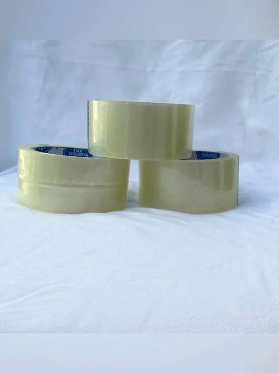 3 Pack Clear Packing Tape 2 Inch x 55 Yards Each Heavy Duty Shipping Box Roll