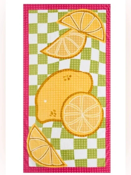 Better Homes And Gardens Bright Citrus Beach Towels - Yellow, Pink, Green, White