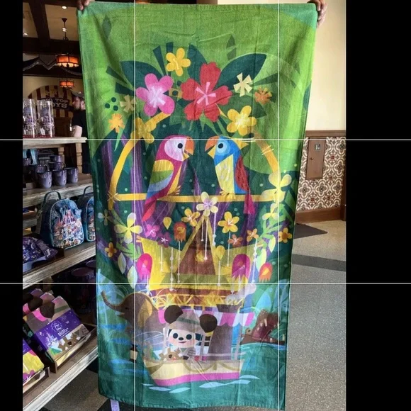 NWT. Joey Chou Beach Towel from Disney. Cinderella Castle Magic Kingdom
