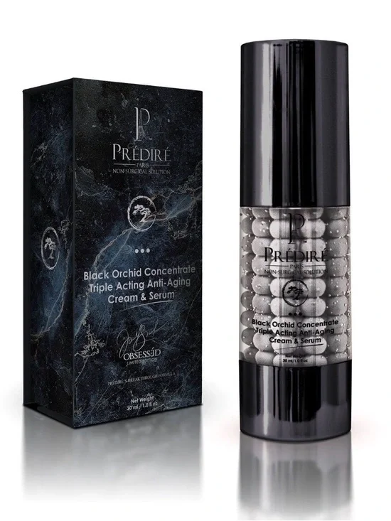 Predire Black Orchid Concentrate Triple Acting Anti-Aging Cream & Serum DUO