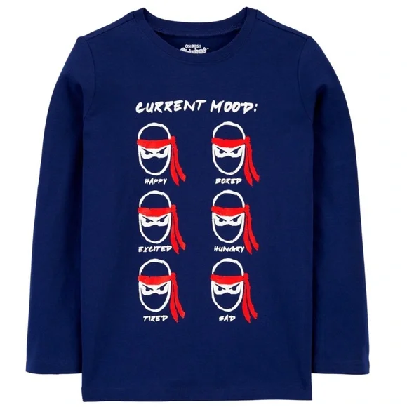 OshKosh Boys Ninja Mood Tee Shirt