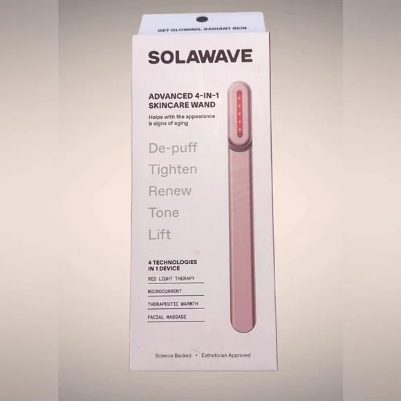 NEW Solawave‎ 4-in-1 Radiant Renewal Facial, Skin Therapy Serum