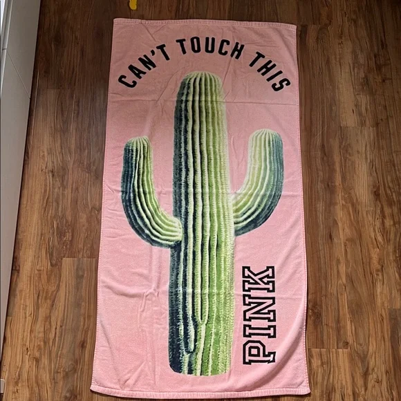 PINK Victoria's Secret Can't Touch This Cactus Towel