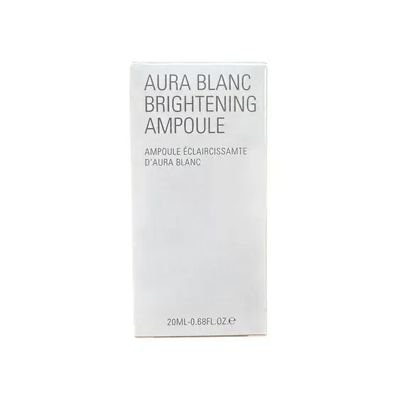 SNO SWISS ORGANIC Aura Blanc‎ Brightening Ampoule NEW