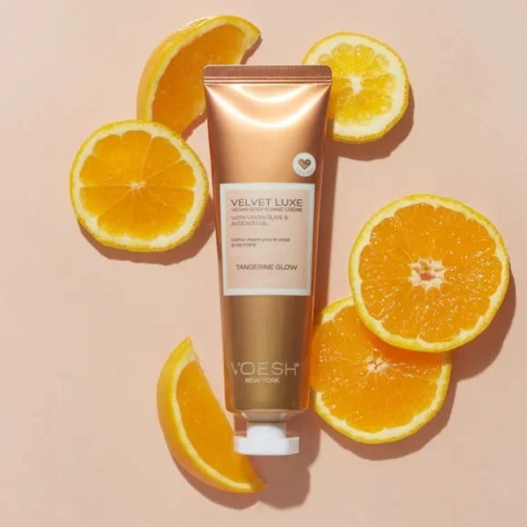 ⭐️ $10 - VOESH TANGERINE GLOW VELVET LUXE VEGAN BODY & HAND CREME