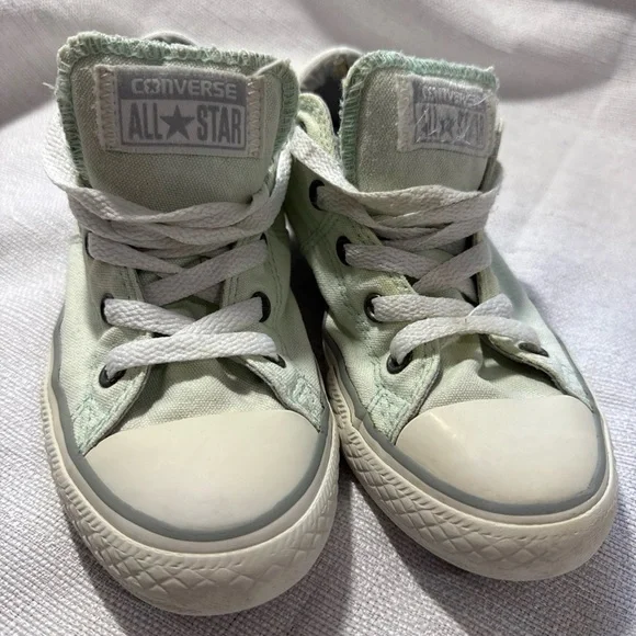 Converse Kids' Light Green All Star Sneakers