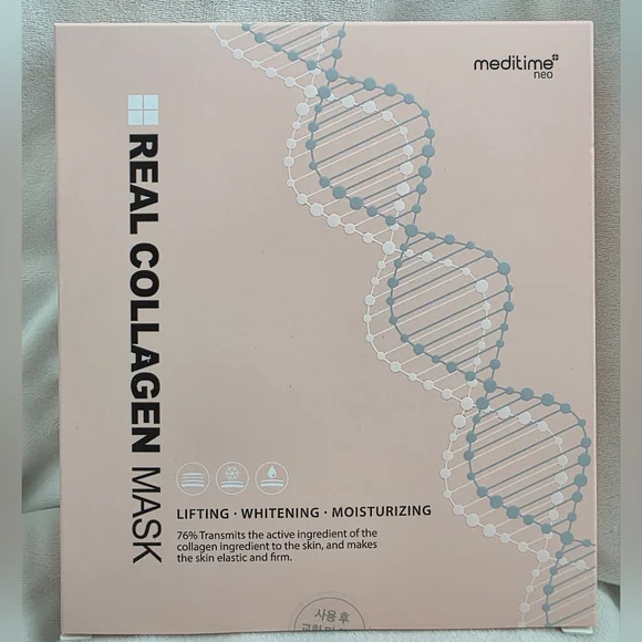 Meditime Neo KOREAN SKIN CARE Real Collagen Mask - 4 COUNT