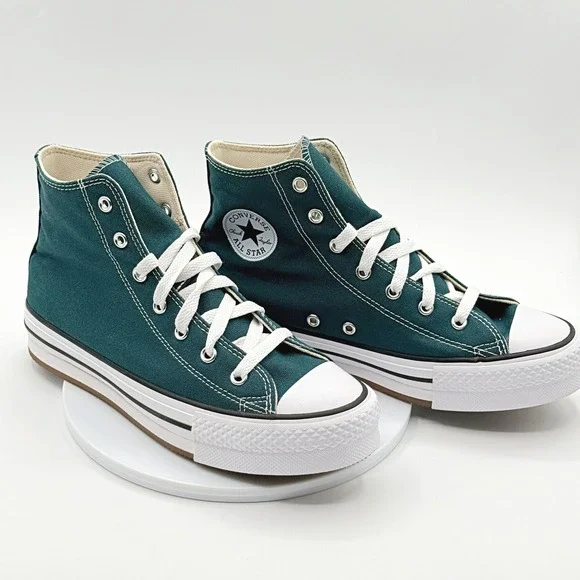 Converse Chuck Taylor All Star EVA LIFT High Size 6 Kid‎ Jade Green A14409F, NEW