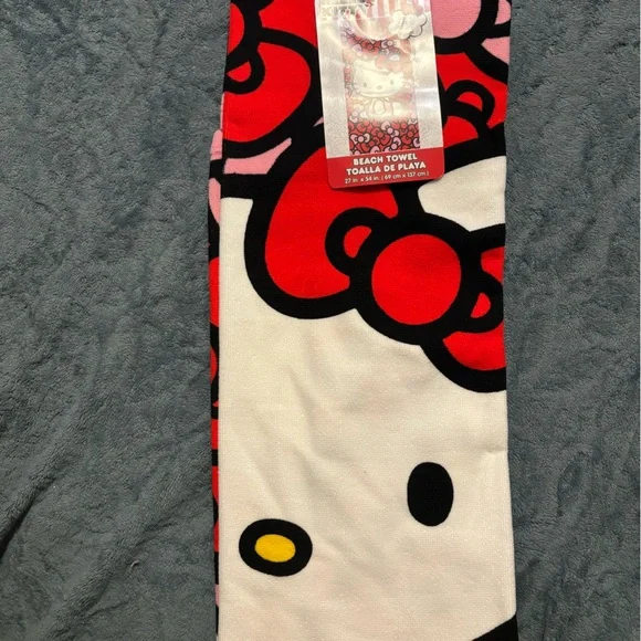 Hello Kitty beach towel nwt