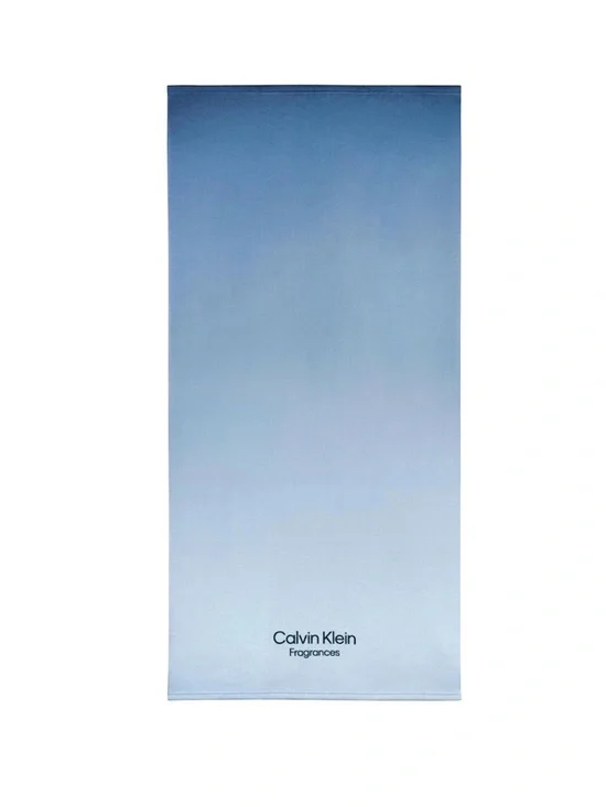 Calvin Klein Fragrances Ombre Blue Plush Towel