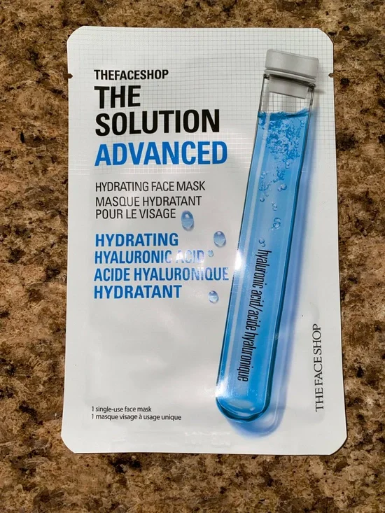 The Solution Advanced Hydrating Face Mask - Blue