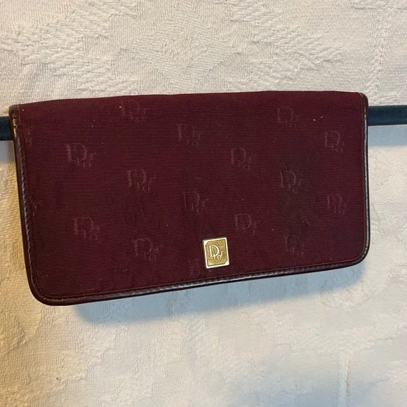 Dior Deep Red Wallet - REHAB PIECE