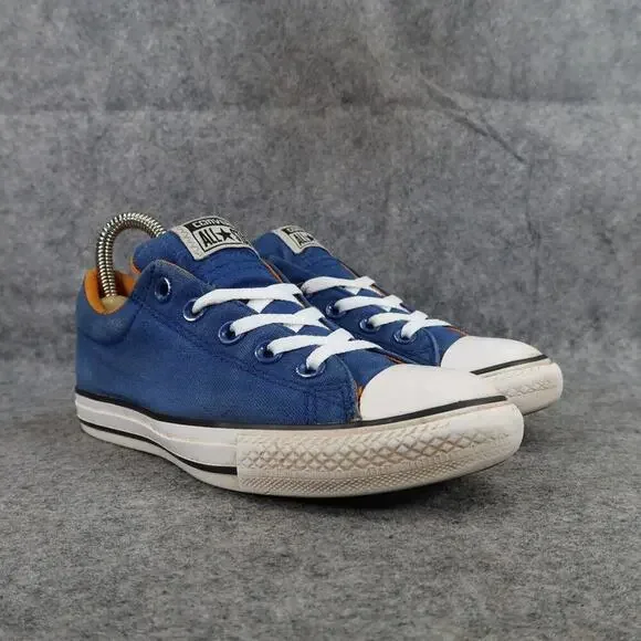 Converse Shoes Kids 3 Sneakers All Star Canvas Casual Blue Lace Up Active Junior