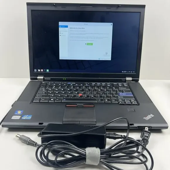 Lenovo ThinkPad T520 Intel i7-2640M 8GB 320GB HDD Linux Mint OS w/ Charger|ELP96