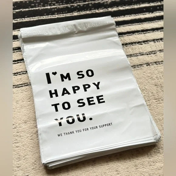 White 100PCS *Poly Mailers 9.75x12.25 Inch.