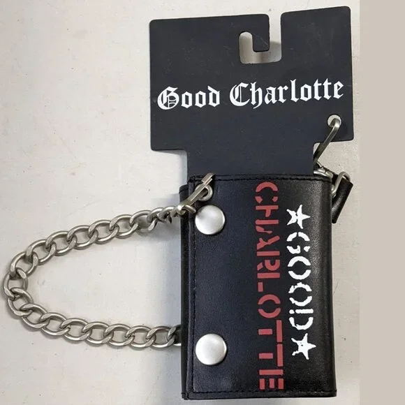 Good Charlotte Logo Trifold Chain Officially Licensed Bioworld Wallet