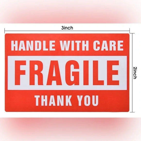 Fragile Handle With Care Stickers