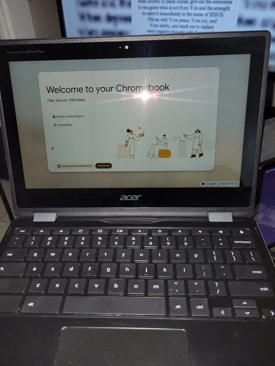 Acer Chromebook Laptop in Black