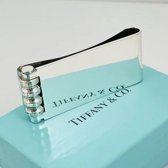 Tiffany & Co Groove Roller Rolling Money Clip Paloma Picasso in Sterling Silver