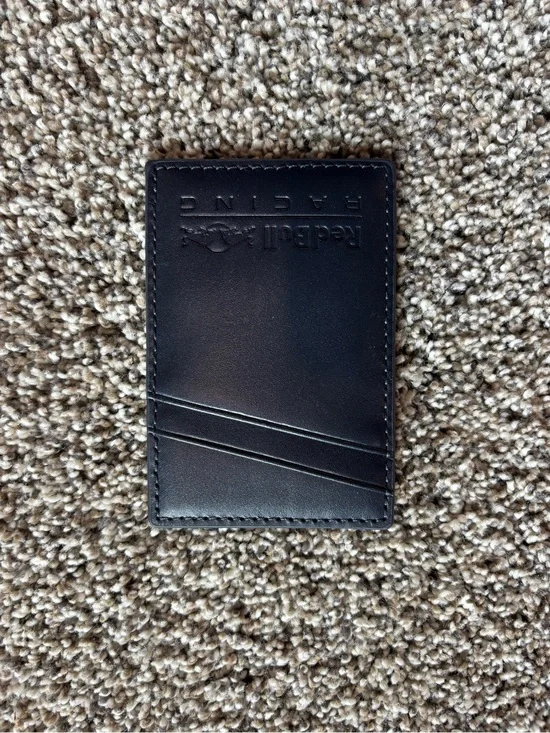 Red Bull Racing Blue Leather Money Clip Card Holder
