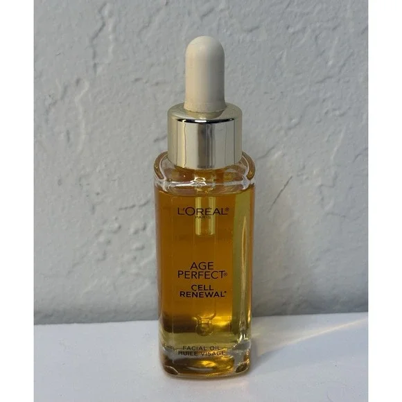 L'Oreal Age Perfect Cell Renewal Facial Oil Light 1oz Beauty Timeless Self Care