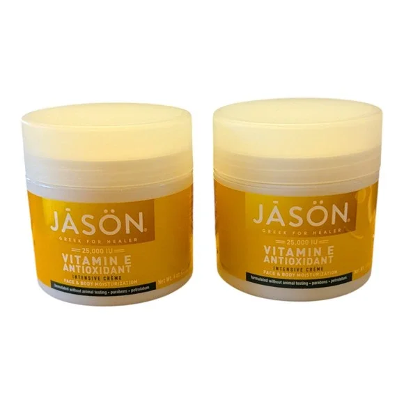 Jason Vitamin E 25000 IU Antioxidant Intensive Creme Moisturizer 4 oz 2-Pack