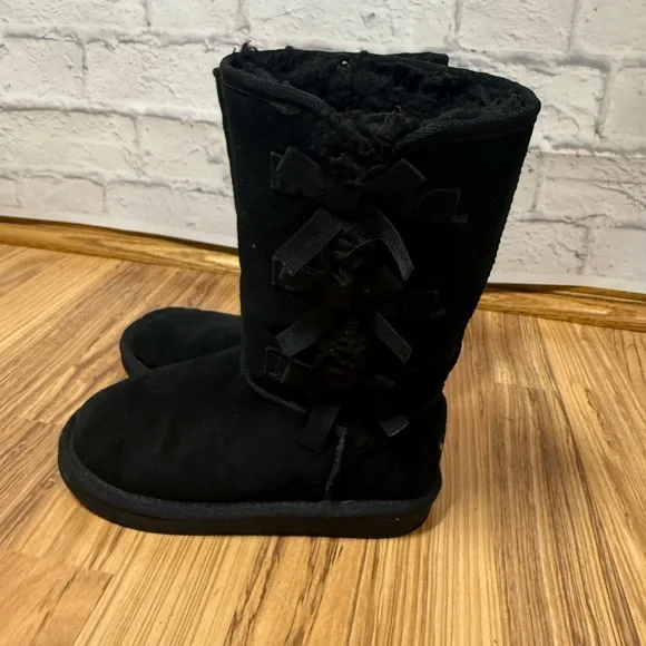 Koolaburra by Ugg Girls Boot with Bows, sz 1